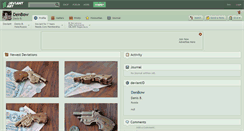 Desktop Screenshot of denbow.deviantart.com