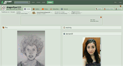Desktop Screenshot of dragonflyer223.deviantart.com