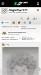 Mobile Screenshot of dragonflyer223.deviantart.com