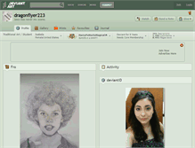 Tablet Screenshot of dragonflyer223.deviantart.com
