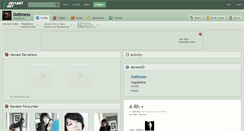 Desktop Screenshot of gothness.deviantart.com