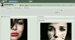 Desktop Screenshot of everybodyhurts.deviantart.com