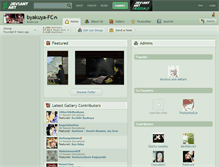Tablet Screenshot of byakuya-fc.deviantart.com
