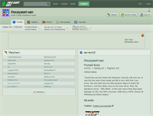 Tablet Screenshot of housyasei-san.deviantart.com