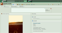 Desktop Screenshot of butterfly-suicide.deviantart.com