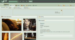 Desktop Screenshot of franny-j.deviantart.com