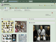 Tablet Screenshot of jalentorn.deviantart.com