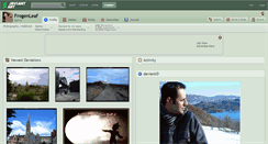 Desktop Screenshot of frogenleaf.deviantart.com