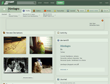 Tablet Screenshot of dsmilagro.deviantart.com