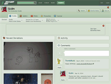 Tablet Screenshot of gcdm.deviantart.com