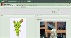Desktop Screenshot of gold-cherry.deviantart.com