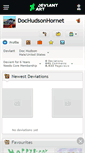 Mobile Screenshot of dochudsonhornet.deviantart.com