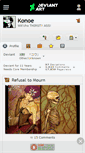 Mobile Screenshot of konoe.deviantart.com