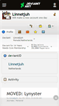 Mobile Screenshot of linnetjuh.deviantart.com