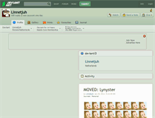Tablet Screenshot of linnetjuh.deviantart.com