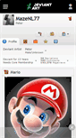 Mobile Screenshot of mazenl77.deviantart.com