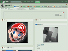 Tablet Screenshot of mazenl77.deviantart.com