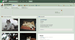 Desktop Screenshot of lavitzdragon.deviantart.com