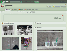 Tablet Screenshot of karlaaaaaa.deviantart.com