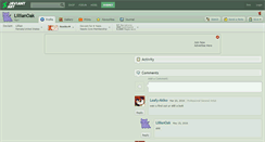 Desktop Screenshot of lillianoak.deviantart.com
