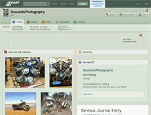 Tablet Screenshot of doucettephotography.deviantart.com