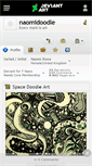 Mobile Screenshot of naomidoodle.deviantart.com