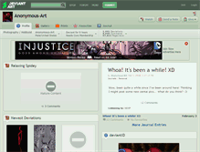 Tablet Screenshot of anonymous-art.deviantart.com