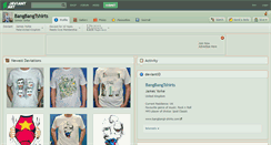 Desktop Screenshot of bangbangtshirts.deviantart.com