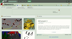 Desktop Screenshot of dragonmaster626.deviantart.com
