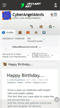 Mobile Screenshot of cyberangelalexis.deviantart.com