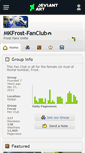 Mobile Screenshot of mkfrost-fanclub.deviantart.com