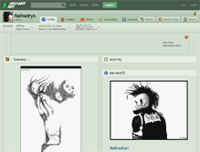 Tablet Screenshot of nalhadryn.deviantart.com