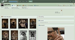 Desktop Screenshot of cupacabra.deviantart.com