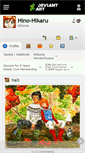 Mobile Screenshot of hino-hikaru.deviantart.com