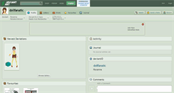 Desktop Screenshot of dollfanatic.deviantart.com