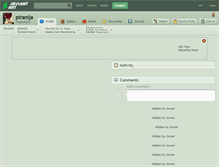 Tablet Screenshot of piranija.deviantart.com