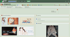 Desktop Screenshot of hoanghanhle.deviantart.com