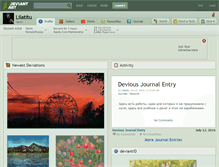 Tablet Screenshot of lilatitu.deviantart.com