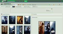 Desktop Screenshot of ladydarkraven.deviantart.com