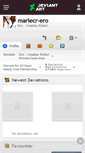 Mobile Screenshot of mariecr-ero.deviantart.com