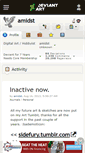 Mobile Screenshot of amidst.deviantart.com