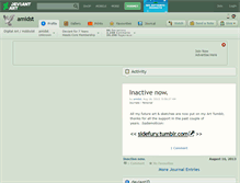 Tablet Screenshot of amidst.deviantart.com