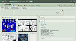 Desktop Screenshot of dizzydragon.deviantart.com