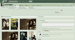 Desktop Screenshot of needlesdaggers.deviantart.com