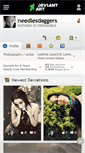 Mobile Screenshot of needlesdaggers.deviantart.com