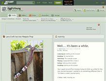 Tablet Screenshot of eggfoyoung.deviantart.com