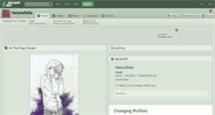 Desktop Screenshot of haizararaita.deviantart.com