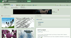 Desktop Screenshot of bellapester.deviantart.com