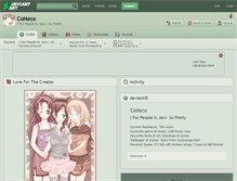Tablet Screenshot of coneco.deviantart.com
