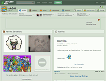 Tablet Screenshot of hob246.deviantart.com